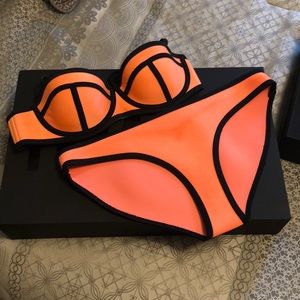 Triangl swimsuit orange